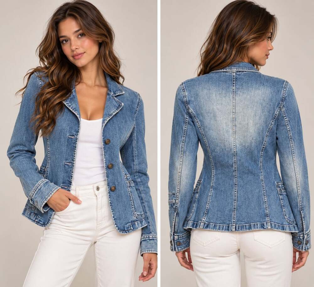 100% cotton jean jacket